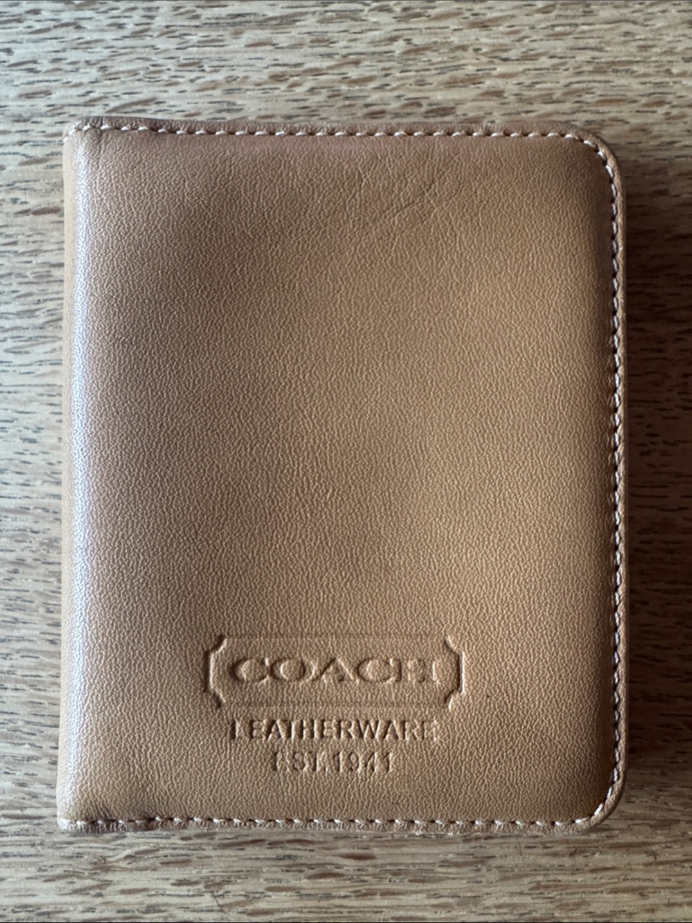 COACH leather ID Credit card wallet case